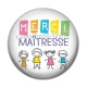 Cabochon Résine - merci maîtresse