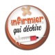 Cabochon Résine - infirmier qui déchire