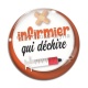 Cabochon Verre - infirmier qui déchire
