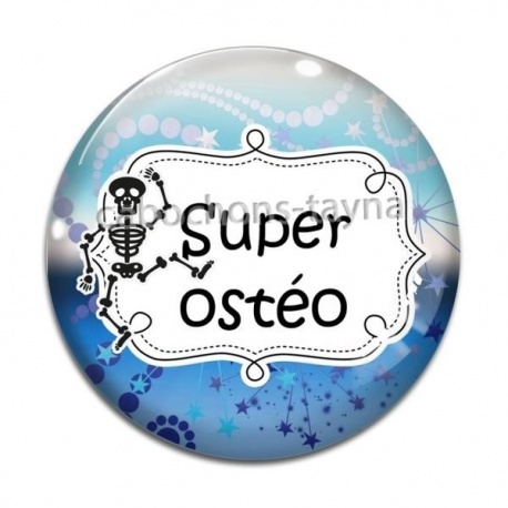 Cabochon Verre - super ostéo