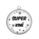 Pendentif Cabochon Argent - super ostéo