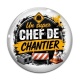Cabochon Verre - un super chef de chantier