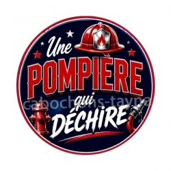une pompière qui déchire, pompier femme