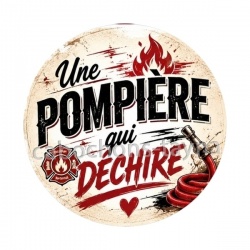 une pompière qui déchire, pompier femme
