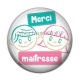 Cabochon Résine - merci maîtresse