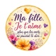ma fille je t'aime plus que les mots ne peuvent le dire