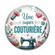 Cabochon Verre - une super couturière