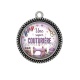 Pendentif Cabochon Argent - une super couturière