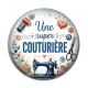 Cabochon Résine - une super couturière
