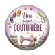 Cabochon Résine - une super couturière