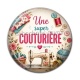 Cabochon Résine - une super couturière