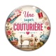 Cabochon Verre - une super couturière