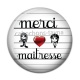 Cabochon Résine - merci maîtresse