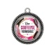Pendentif Cabochon Argent - une coiffeuse formidable