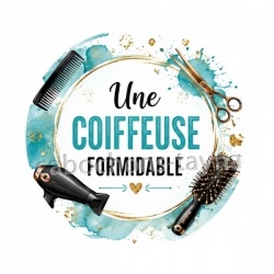 une coiffeuse formidable