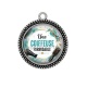 Pendentif Cabochon Argent - une coiffeuse formidable