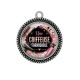Pendentif Cabochon Argent - une coiffeuse formidable