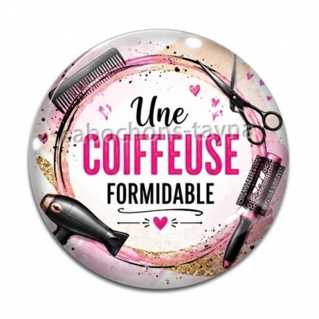 Cabochon Verre - une coiffeuse formidable