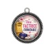 Pendentif Cabochon Argent - une factrice formidable