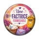Cabochon Résine - une factrice formidable