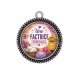 Pendentif Cabochon Argent - une factrice formidable