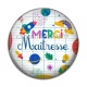 Cabochon Résine - merci maîtresse