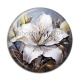 Cabochon Résine - fleur lys