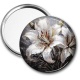 Miroir de poche - fleur lys