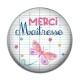 Cabochon Résine - merci maîtresse