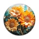 Cabochon Verre - tournesol