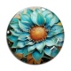 Cabochon Verre - tournesol