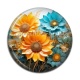 Cabochon Résine - tournesol