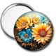 Miroir de poche - tournesol