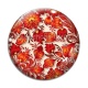 Cabochon Verre - fleur