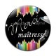 Cabochon Verre - merci maîtresse