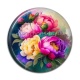Cabochon Résine - fleur pivoine