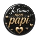 Cabochon Résine - e t'aime mon papi