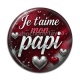 Cabochon Résine - e t'aime mon papi