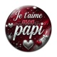 Cabochon Verre - e t'aime mon papi