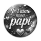Cabochon Verre - e t'aime mon papi