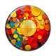 Cabochon Résine - Fond avec rond