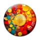 Cabochon Verre - Fond avec rond
