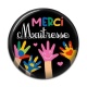 Cabochon Résine - merci maîtresse