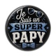 Cabochon Résine - je suis un super papy