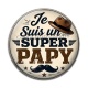 Cabochon Résine - je suis un super papy