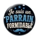 Cabochon Verre - je suis un parrain formidable