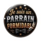 Cabochon Verre - je suis un parrain formidable