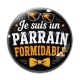 Cabochon Verre - je suis un parrain formidable