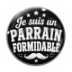 Cabochon Verre - je suis un parrain formidable