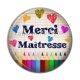 Cabochon Résine - merci maîtresse